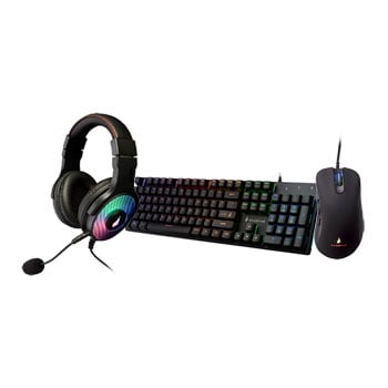 SureFire Kingpin M2 Mechanical Keyboard + Harrier Headphones + Condor Claw Mouse Bundle