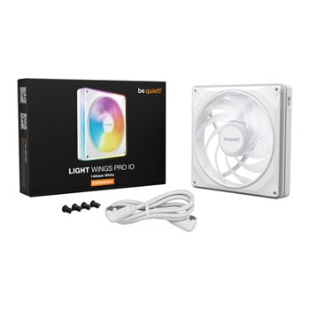 be quiet! Light Wings Pro IO 140mm White ARGB PWM Single Fan Expansion Pack