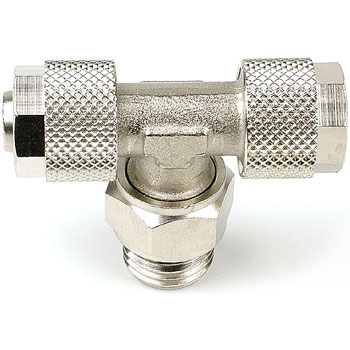 Alphacool Screw T-angle AG 1/4 on 10/8mm : image 1