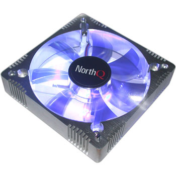92mm NORTHQ Silent Tornado Aluminum Case fan 15db, Blue LED,16.5CFM,3pinn Molex : image 1