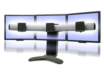 Ergotron LX Triple Display Lift Stand, Black - The Ultimate Threesome - Check specs! : image 1