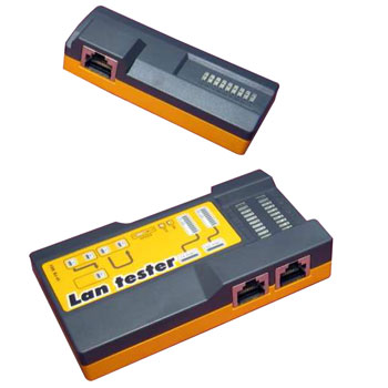 RJ45 Cable Tester for Cables, Wall Points, Patch Panels, (Checks for no signal) CT-500 : image 1