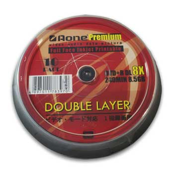 Aone DVD+R DL 8.5GB Storage Media