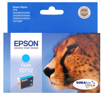 Epson Printer Cyan Ink Cartridge