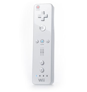 Nintendo White Wii mote with built in motion plus