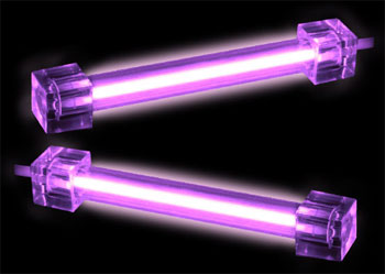 Sharkoon 4" UV CCFL 2in1 Kit (x2 CCFL Tubes + 1 dual Inverter + adhesive Velcro strips) : image 1