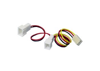 Akasa Fan Cable 3 pin to 3 pin for x2 Fans : image 1