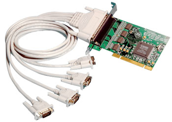 Brainboxes Universal PCI 4 port RS232 (4x9 way) (UC-268) : image 1