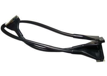 90cm NEWLINK Round Black Floppy Cable : image 1
