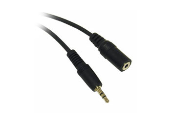 Scan 3M 3.5mm TRS Headphone Extension (Male) to 3.5mm Jack (Female) Cable