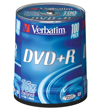Verbatim DVD+R 4.7GB Storage Media : image 1