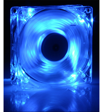 Sharkoon Silent Eagle LED, Quiet Blue Case Fan 120mm : image 1
