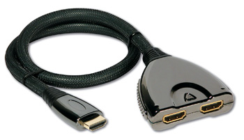 Hdmi 2 into 1 Adaptor - Plug 2 HDMI devices into 1 HDMI Port perfect for TV's - Thor 28577T
