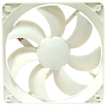 Silverstone SST-FM123 120mm Cream Bullet Fan 900-2600rpm Inc Control Module Hub with on/off : image 2