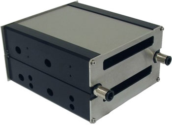 Aqua-Computer Dual (x2) AquaDrive Black Harddrive 5.25" Enclosed Case Water (25123) : image 2