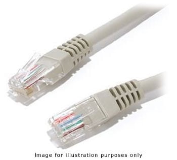 Xclio CAT6 0.5M Snagless Moulded Gigabit Ethernet Cable RJ45 Grey : image 1