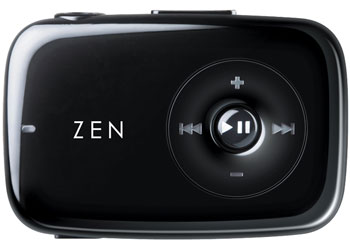 Creative Black Silicone Skin with Clip for the Orginal Zen Stone
