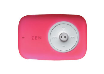 Creative Pink Silicone Skin with Clip for the Orginal Zen Stone : image 1