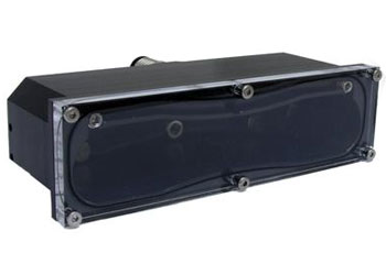 Aqua-Computer Aquabox Black - 5 1/4" Water Resevior without fittings (34334) : image 1