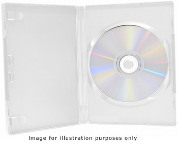 DVD Single Media Case *Super Clear* (Holds One DVD/CD) 100pcs/Box : image 1