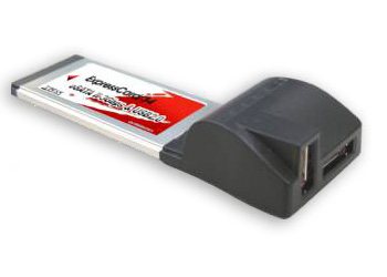 1 Port Lycom EK-202 e-SATA II 3GBps and 1 Port USB2 ExpressCard for Notebooks : image 1