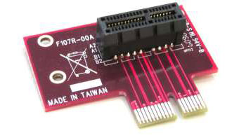 Lycom DT-107R PCI-E 1x 1 Slot Right Angle Riser Card - A Dream for Rackmount Users : image 1
