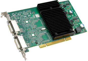 Matrox P69-MDDP128F P690 PCI, 2 x DVI-I, Passive Cooling : image 1