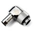Thumbnail 1 : Bitspower BP-LRII G1/4" Silver Shining Rotary Angle 3/8" Fitting
