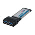 Thumbnail 1 : 2 Port Scan HCU-330NC SuperSpeed USB3.0 ( NEC ) 5Gbps Express Card for Notebooks