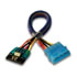 Thumbnail 1 : Akasa SATA2-20-PC SATA Power to 4pin Molex Cable Blue-UV with Secure Latch