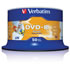Thumbnail 1 : Verbatim 50pcs DVD-R x16 speed 4.7GB Media in Cakebox Printable