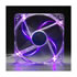 Thumbnail 2 : Xclio 256 Colour RGB LED 80mm Quiet Fan, Clear PC Gloss, VR Speed/LED On/Off/Set, 3000rpm