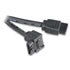 Thumbnail 1 : AKASA SATA 3, 6Gb/s transfer, Black Rounded Cable with R/angle Secure Latch & Stack Compatiable