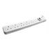 Thumbnail 1 : 6 Way UK Plug Extension Surge Protected Sockets with 1.8m Lead