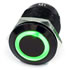 Thumbnail 1 : Phobya 71138 push-button 19mm black alu, green lighting