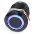 Thumbnail 1 : Phobya 71135 push-button 19mm black alu, Blue lighting
