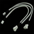 Thumbnail 1 : Phobya Y-Cable 4Pin to 2x 4Pin PWM & 1x 3Pin 30cm - UV white