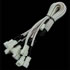 Thumbnail 1 : Phobya Y-Cable 3Pin Molex to 9x 3Pin Molex 60cm - UV white
