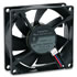 Thumbnail 1 : 80mm Panaflo FBA08A12L Black Hydro Wave Fluid Dynamic Bearing Fan Ultra Low Noise DC Brushless 2Pin
