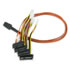 Thumbnail 1 : 3Ware Multi lane SFF8087 to 4x SFF8482 with power, int. cable 0.6 meter, single cable