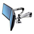 Thumbnail 1 : Ergotron 45-245-026 LX Dual Arm Monitor Desktop Stand