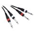 Thumbnail 1 : 1m Adam Hall 2x6.3mm Jack to Jack Cable (KP1PPM4)