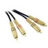 Thumbnail 1 : 1m Adam Hall 2x RCA Male to2x RCA Male Cable (KP1CCM4)