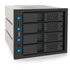 Thumbnail 1 : SATA III 4 Port Internal Raid Backplane 4x3.5" SATA hard into 3x5.25" Device Bays