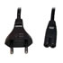 Thumbnail 1 : ScanFX 2m Mains Lead Plug EURO Plug to C7 Power Cable/Connector - Black