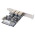 Thumbnail 2 : AKASA USB 3.0 PCIe card with 4 SuperSpeed USB 3.0 ports for PC systems, 3 x external & 1 x internal
