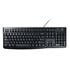 Thumbnail 1 : Logitech K120 Slim for Business Spill Resistant Black Full Size Keyboard USB