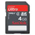Thumbnail 1 : SanDisk Ultra SDHC Secure Digital Memory Card - 4GB