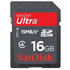 Thumbnail 1 : SanDisk Ultra SDHC Secure Digital Memory Card - 16GB