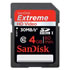Thumbnail 1 : SanDisk Extreme SDHC Card - 4GB Fast Class 10
